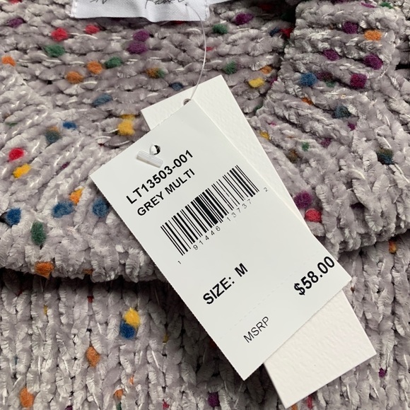 All In Favor Funfetti Chenille Sweater - Picture 6 of 7